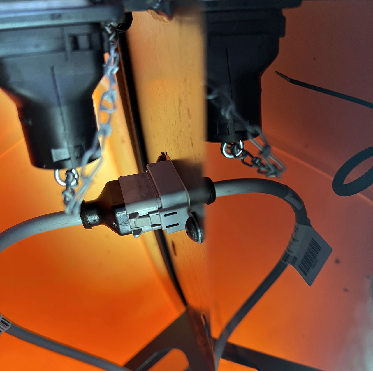 Cable harness installation