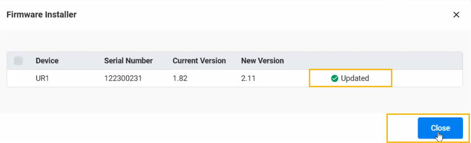 U R 1 Update UR-1 or UR-S1 main firmware